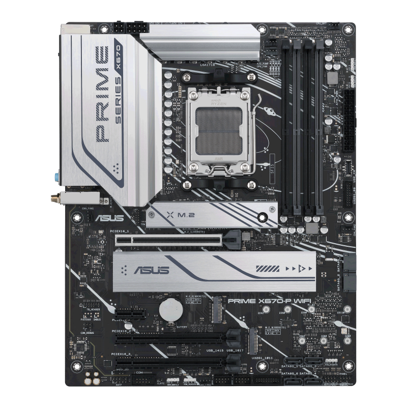 Asus Prime X670-P WiFi AMD AM5 DDR5 ATX Motherboard Asus Prime X670-P WiFi AMD AM5 DDR5 ATX Motherboard